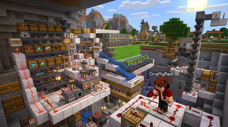 Construction Minecraft Redstone